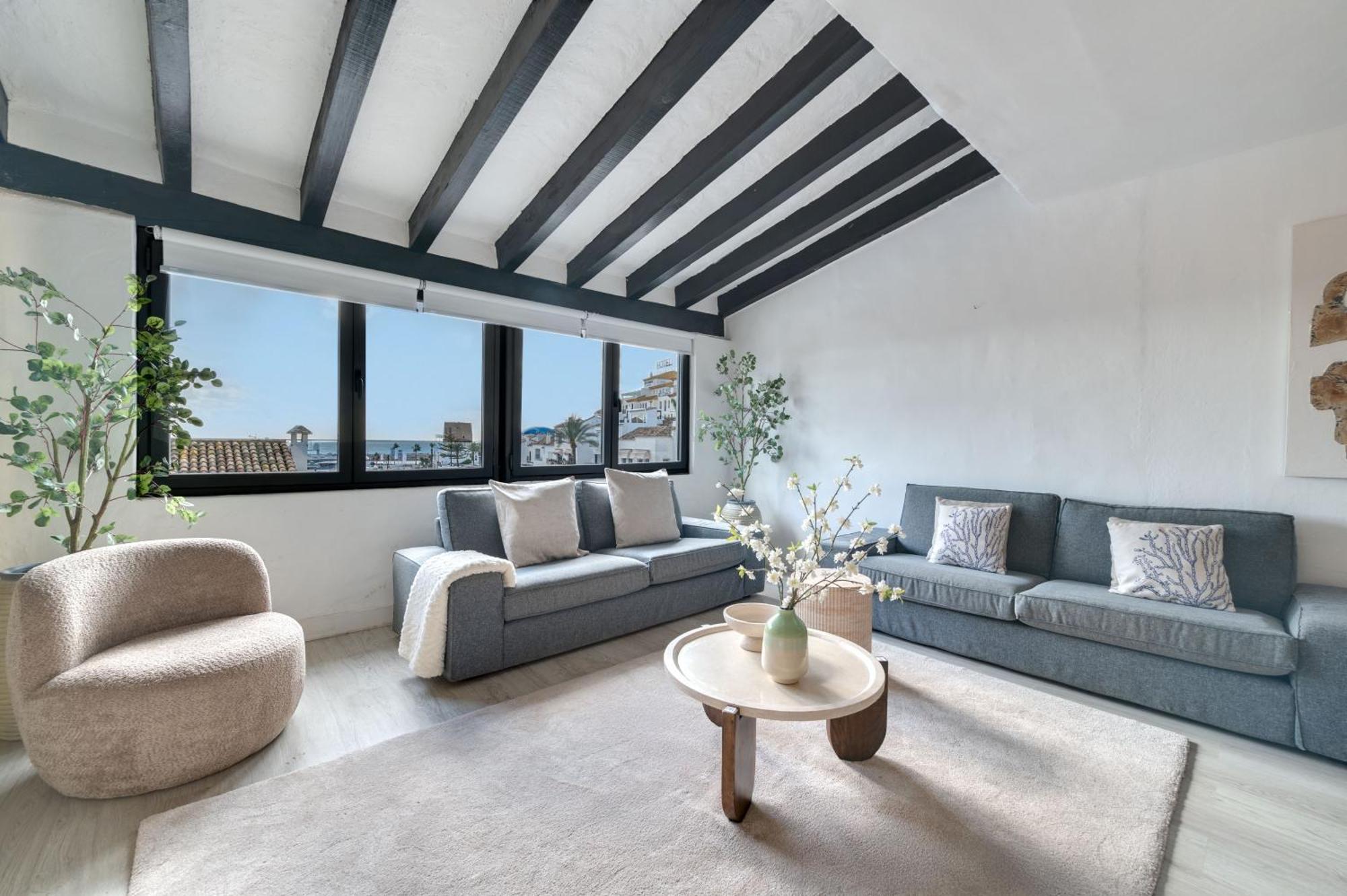 شقة Vacation Marbella I Stylish 5Bdr Penthouse, Sea And Marina View المظهر الخارجي الصورة