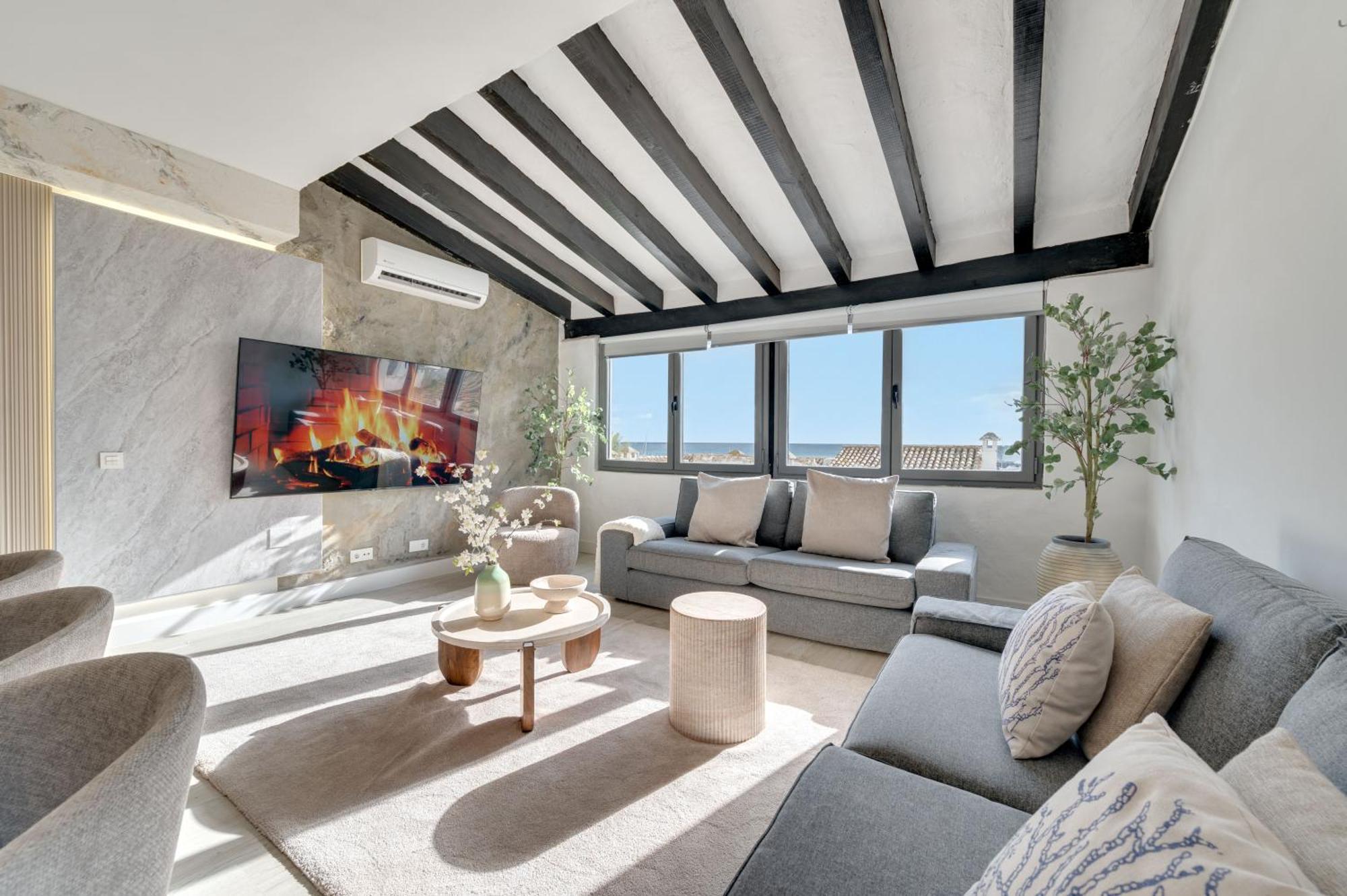 شقة Vacation Marbella I Stylish 5Bdr Penthouse, Sea And Marina View المظهر الخارجي الصورة