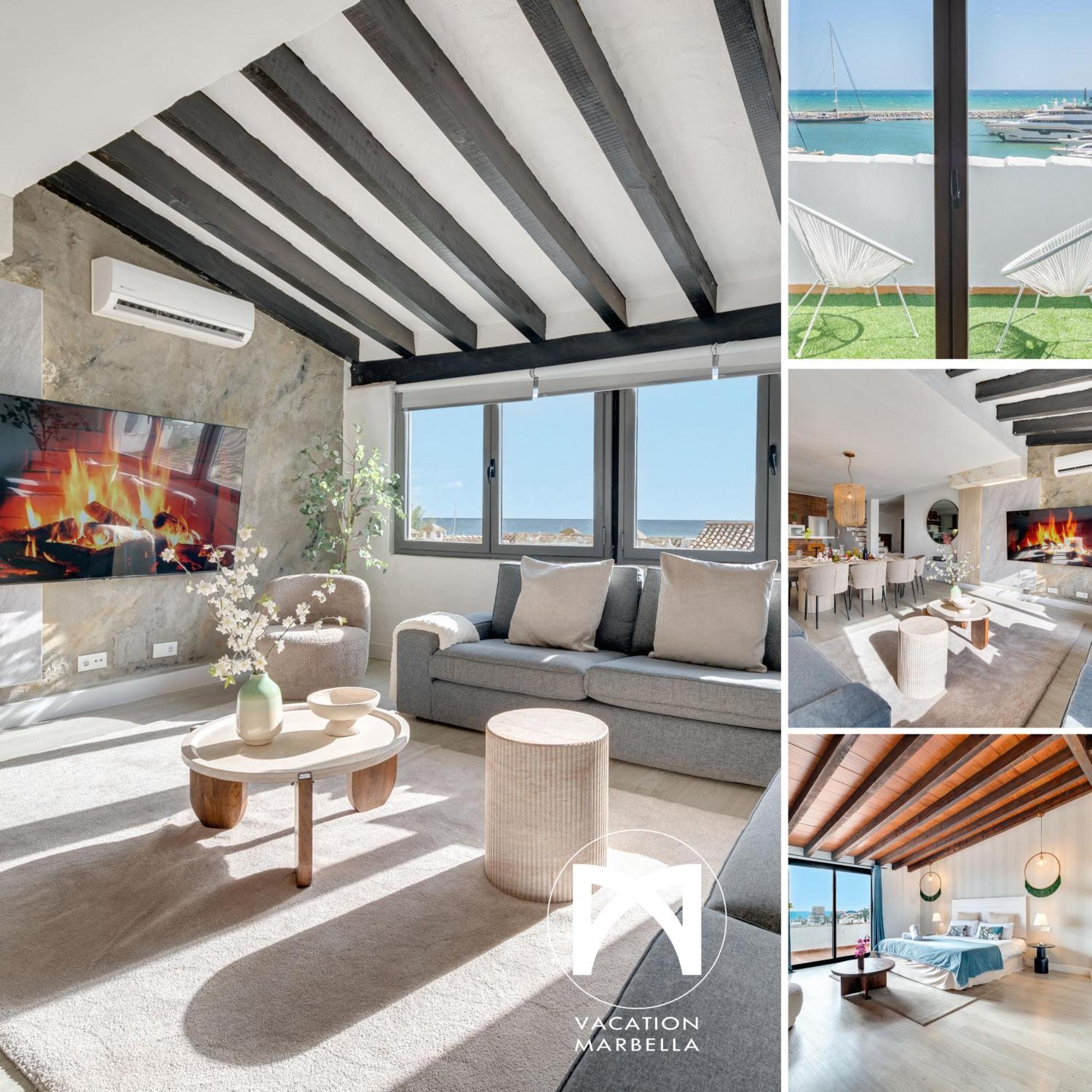 شقة Vacation Marbella I Stylish 5Bdr Penthouse, Sea And Marina View المظهر الخارجي الصورة